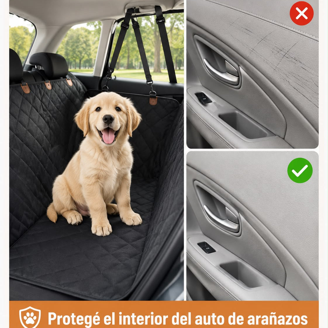 Enzote - Cubre Asiento Auto Mascota