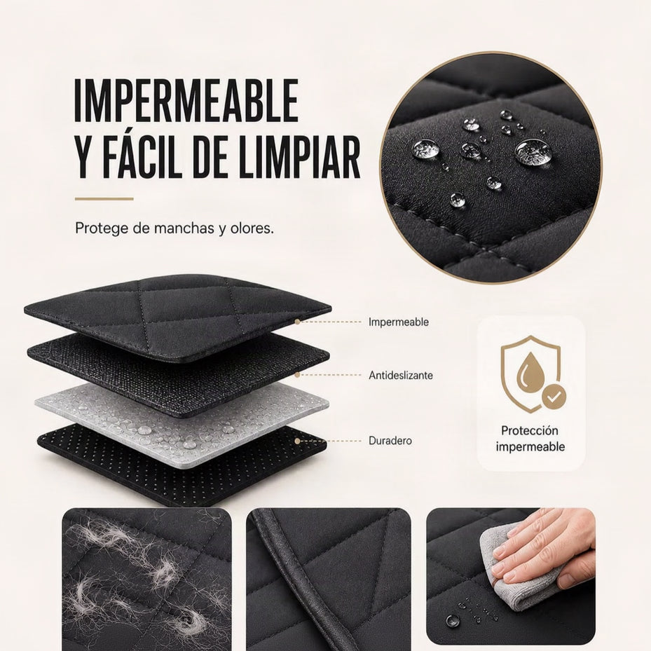 Enzote - Cubre Asiento Auto Mascota